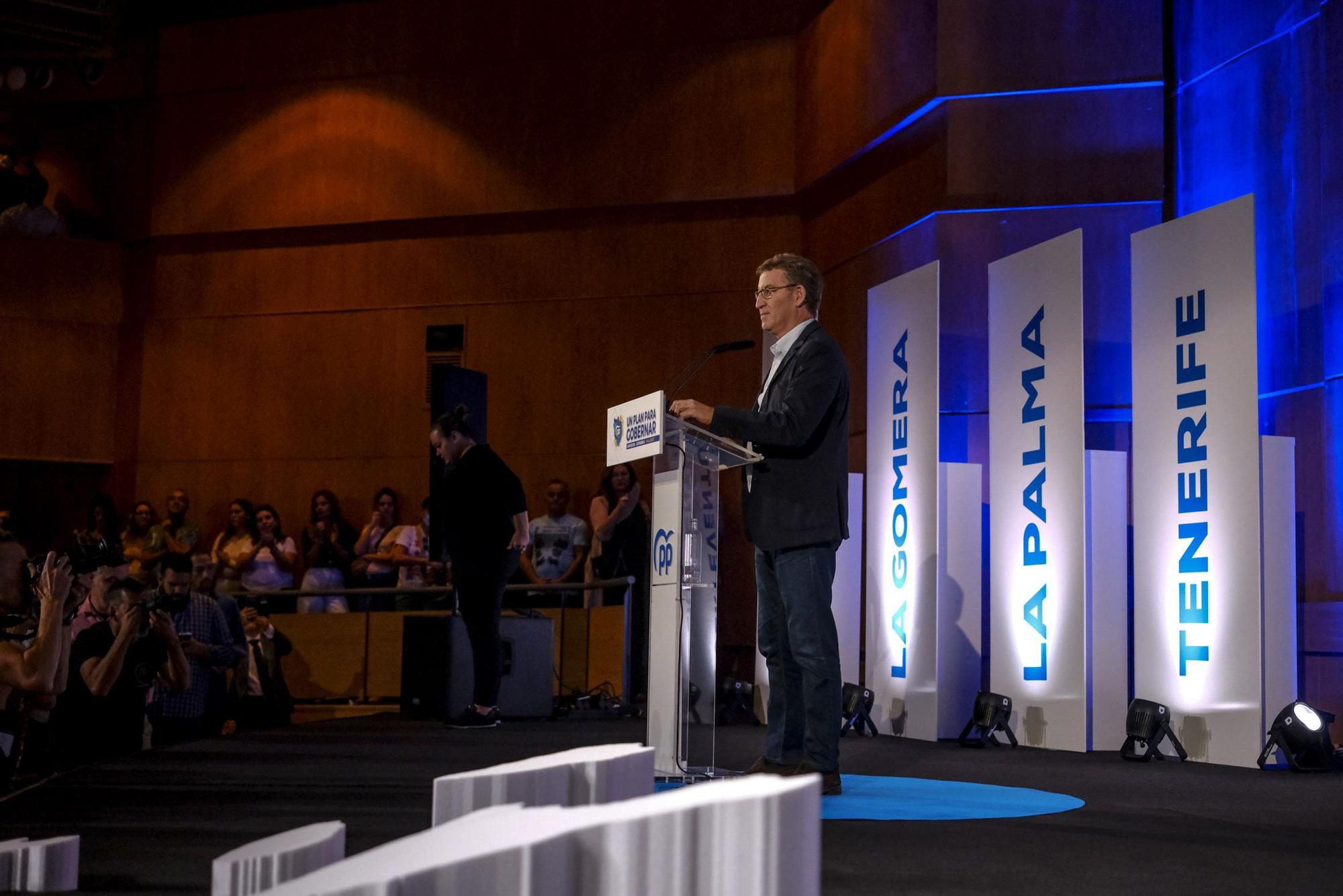 Alberto Núñez Feijóo inaugura la Convención del PP de Canarias