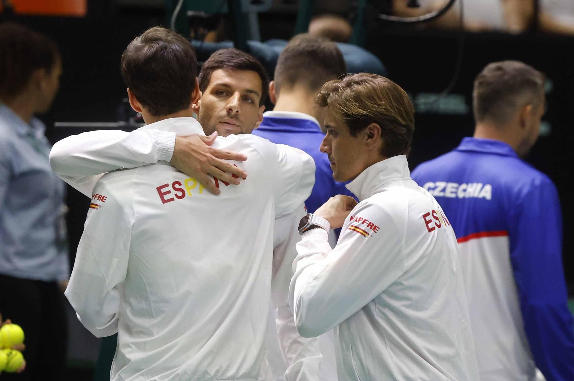 Segunda jornada de Copa Davis, ya con Djokovic entrenando en L´Alqueria