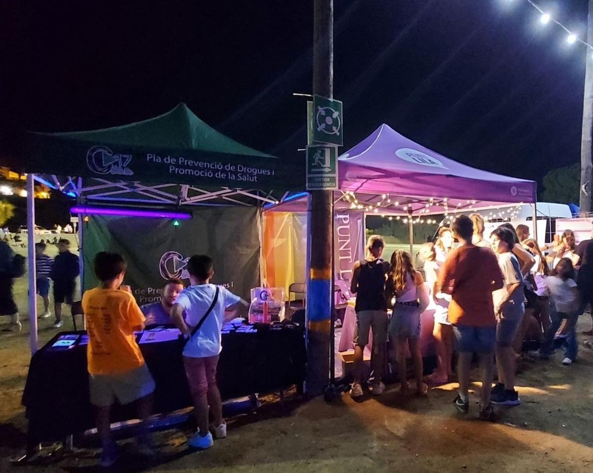 Punt Lila a la Festa Major de la Garriga, aquest estiu.