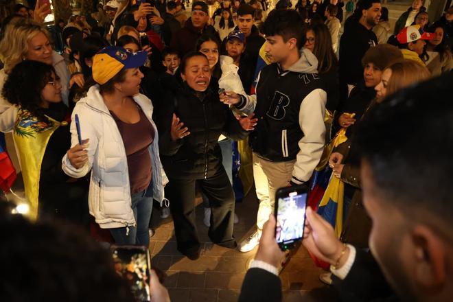 Así se ha vivido la manifestación de venezolanos en Alicante