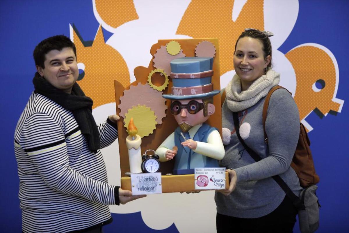 Primera jornada de entrega de ninots de las Fallas 2020
