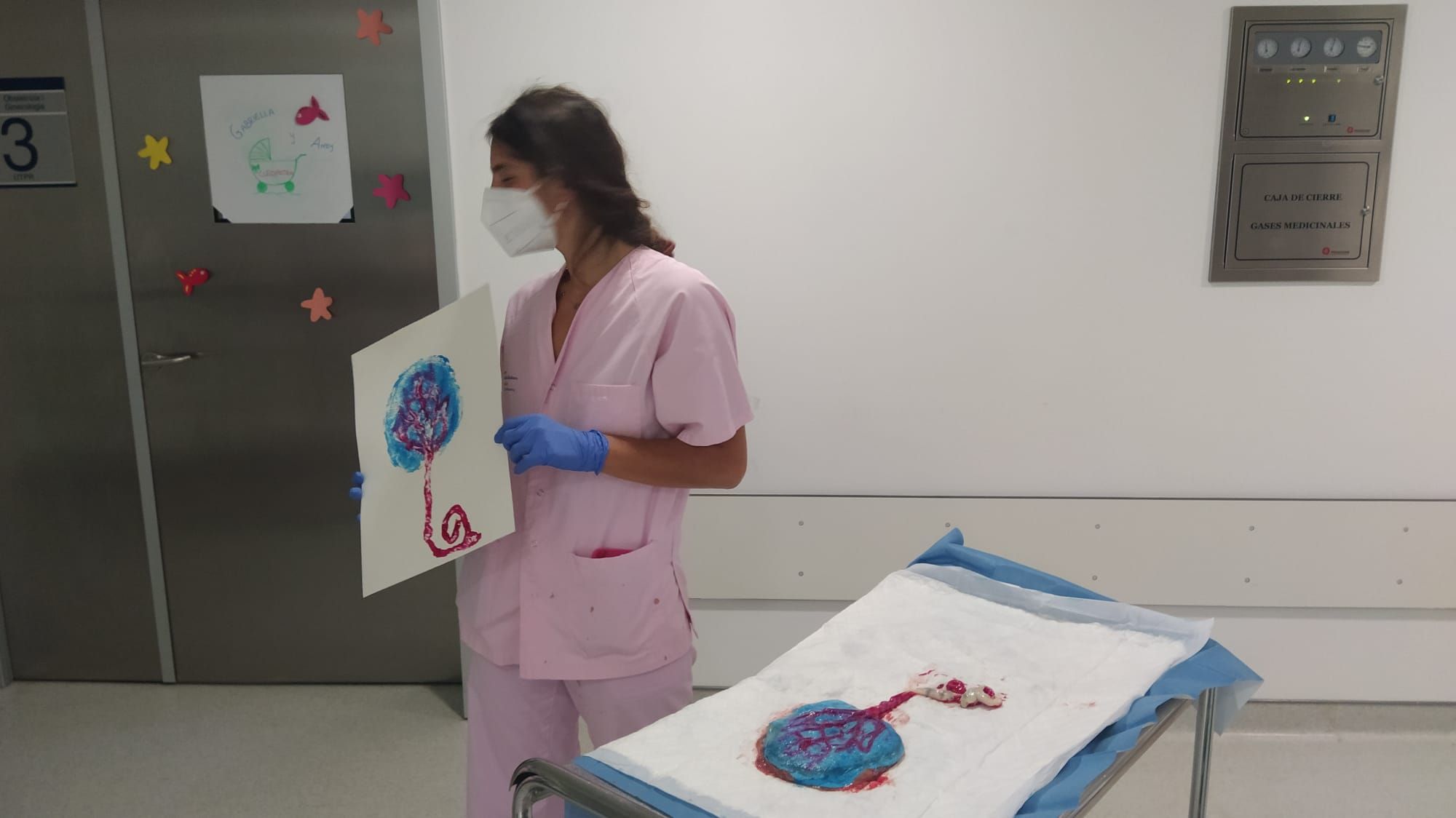 Arte que nace de la placenta en Ibiza