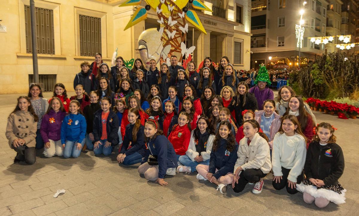 Cremà del monumento de Fogueres en Nadal