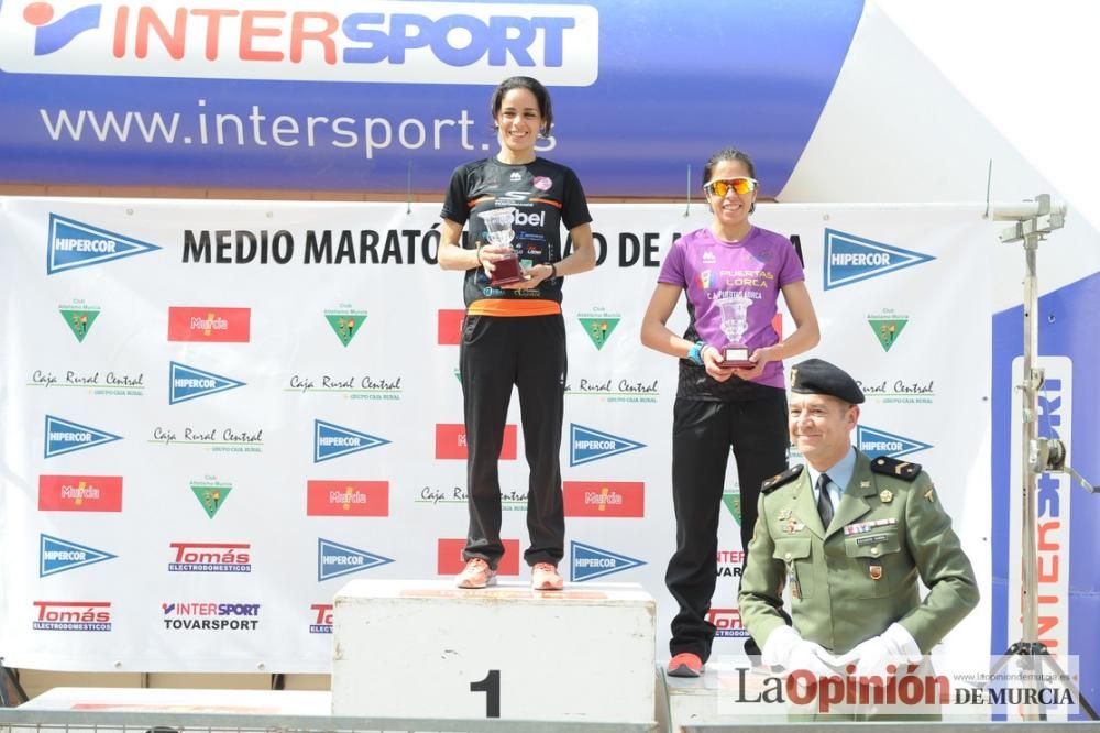 Media Maratón de Murcia: podios