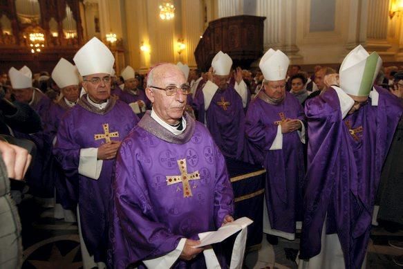 Funeral de Elías Yanez en la Basílica del Pilar