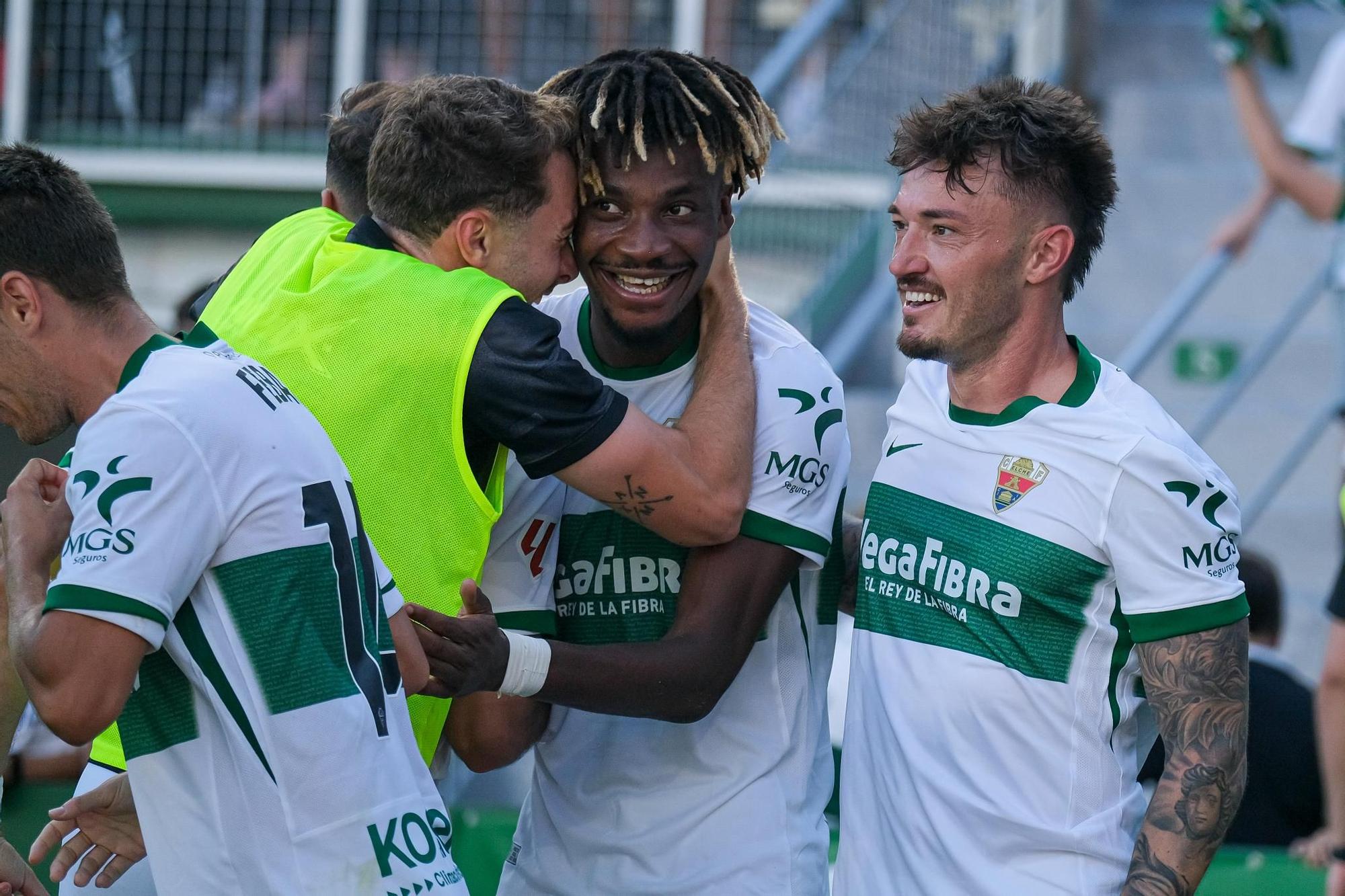 Las imágenes del Elche-Celta