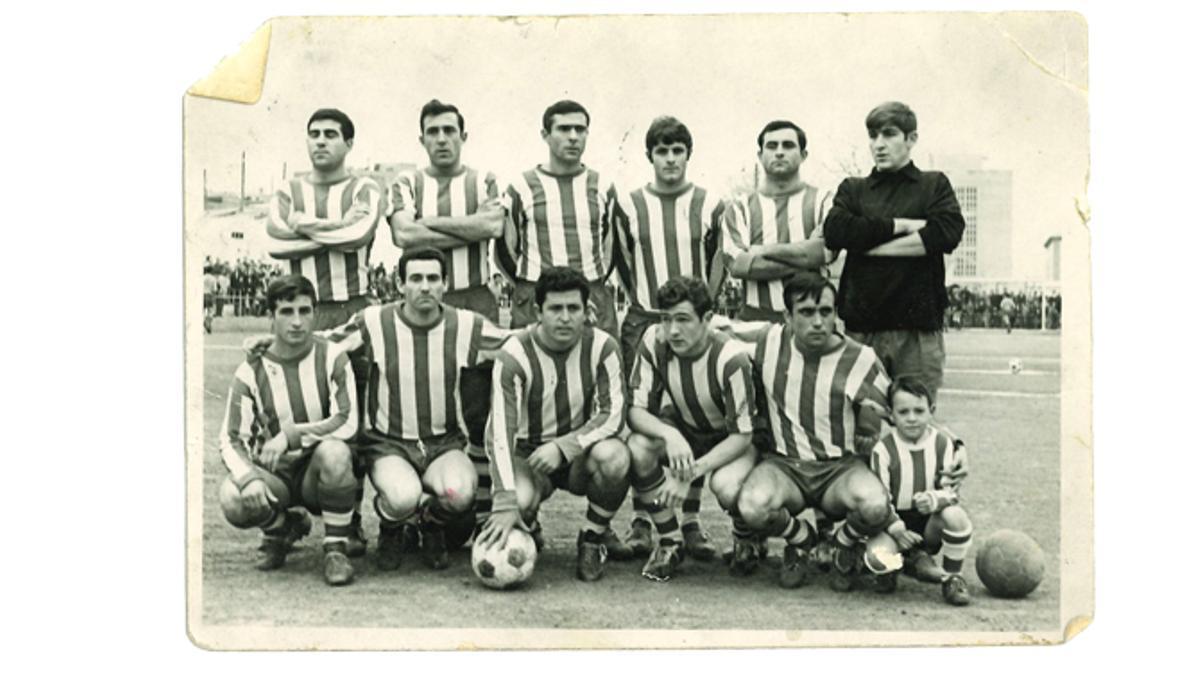 Formación del Onda durante su etapa en Tercera División de los años 60.