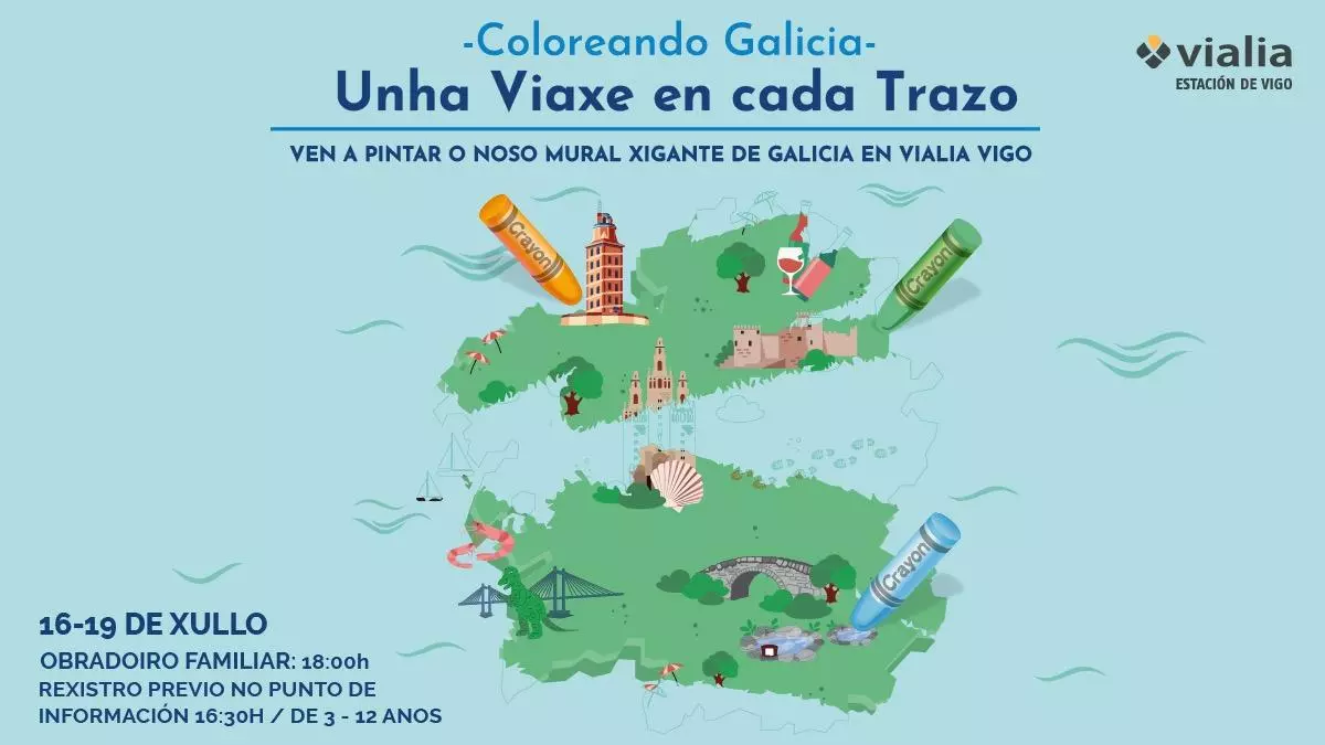 Vialia Vigo organiza una actividad especial para celebrar el Día de Galicia con toda la familia: ¡Apúntate!