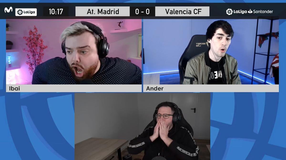 Así ha sido el primer gol narrado por Ibai en LaLiga Casters