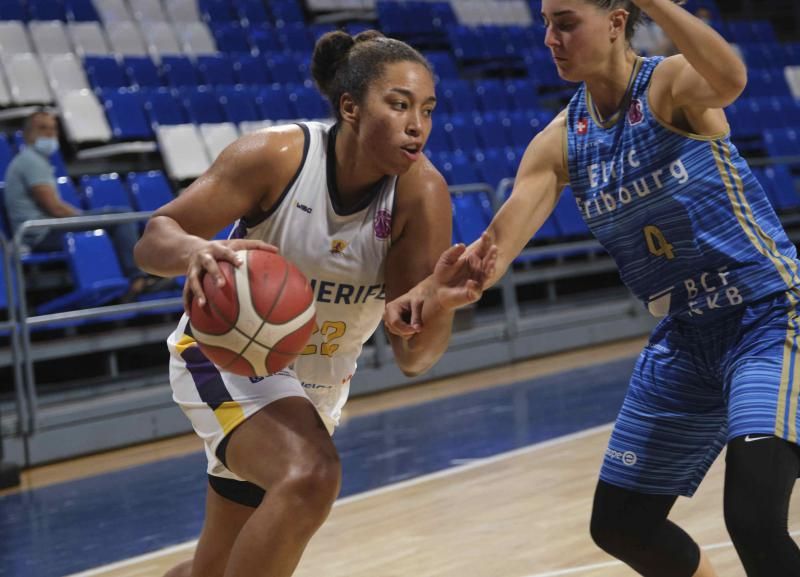 Partido Clarinos Tenerife - Fribourg de la Eurocup Women de baloncesto