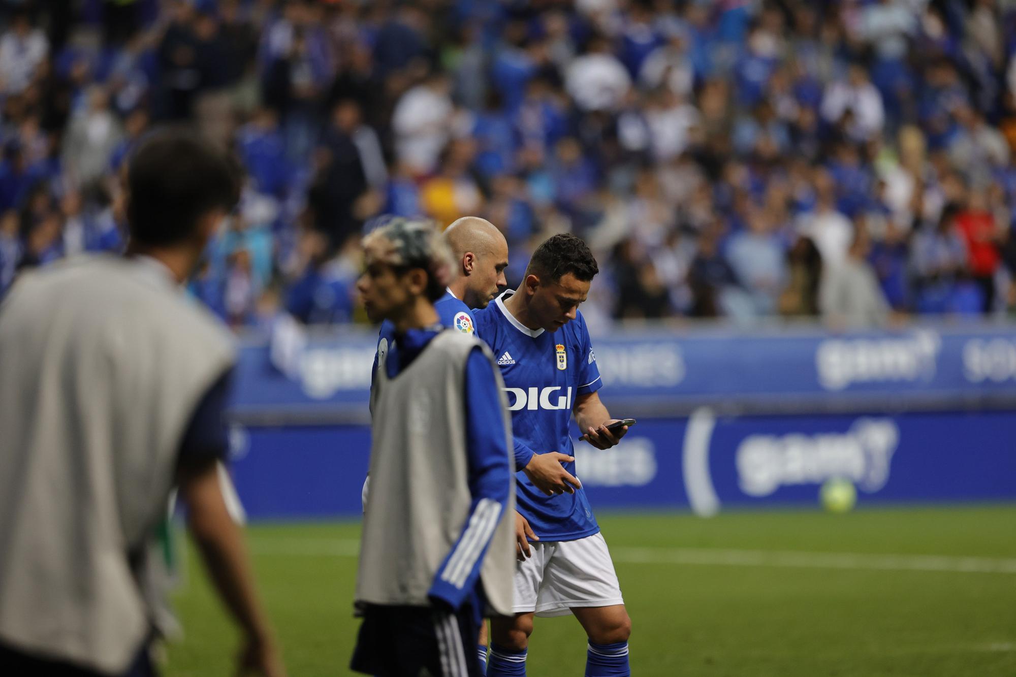 El partido del Oviedo ante el Ibiza, en imágenes