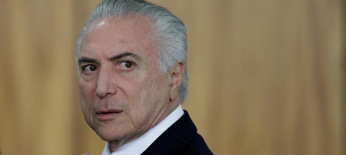 El presidente brasileño Michel Temer.