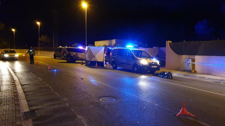 Fallece otro motorista tras estrellarse contra un muro en Cala de Bou