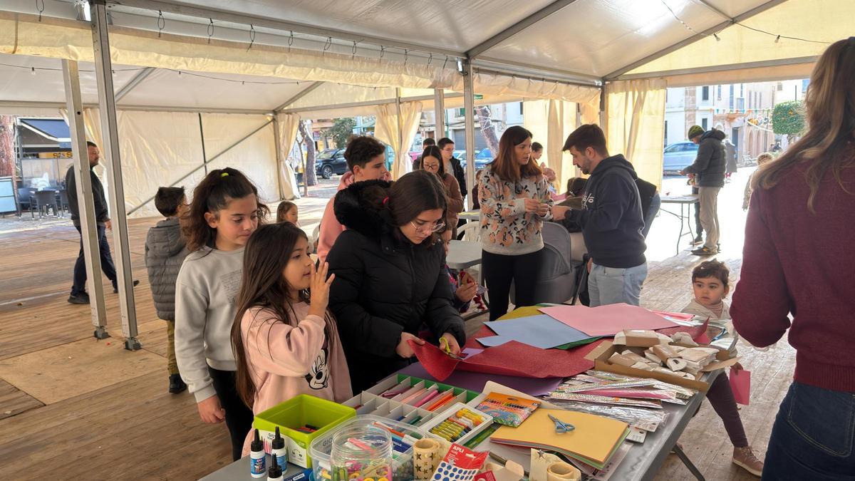 Gran éxito de participación en el Taller Infantil de Cotillón de Andratx.