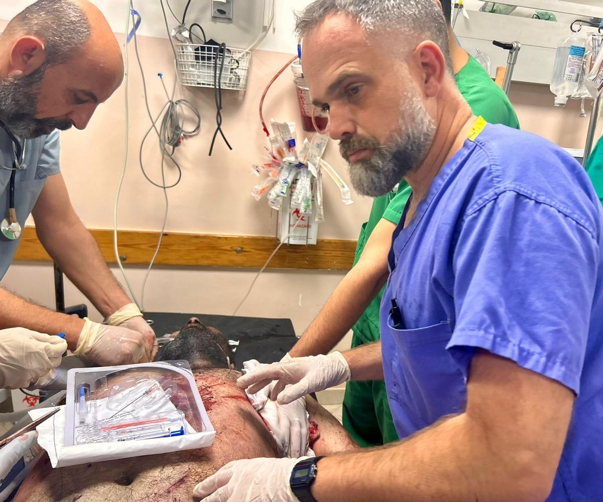 Raúl Incertis médico español en Gaza