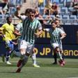 Christian Carracedo celebra su gol ante el Cádiz en el JP Financial Estadio.