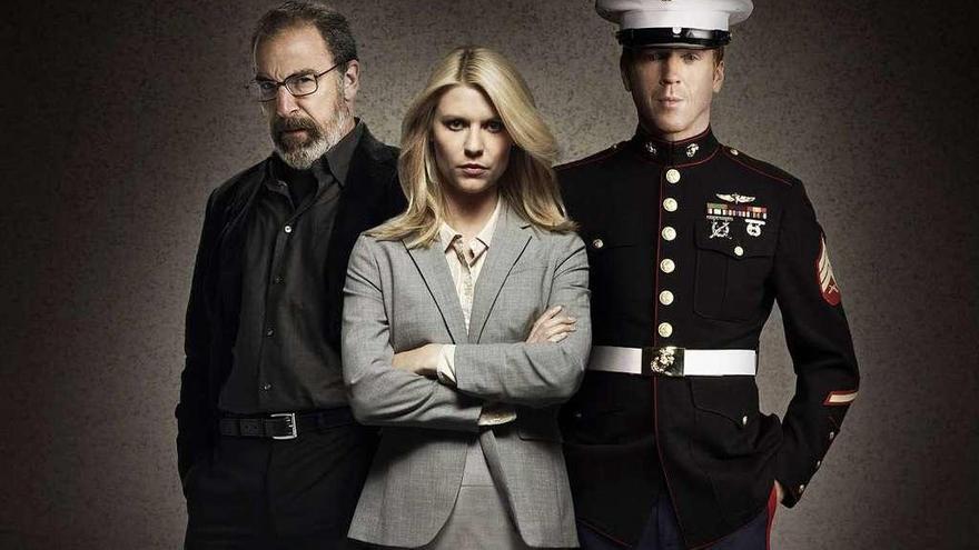 Protagonistas de la serie &#039;Homeland&#039;.