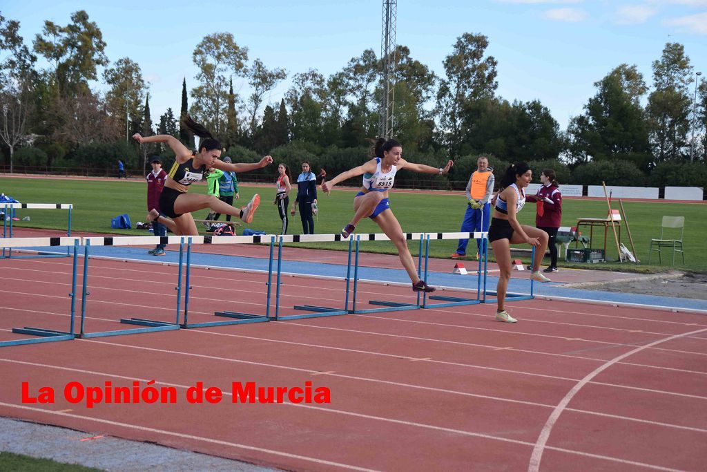 Regional absoluto y sub-23 de atletismo en Lorca (I)