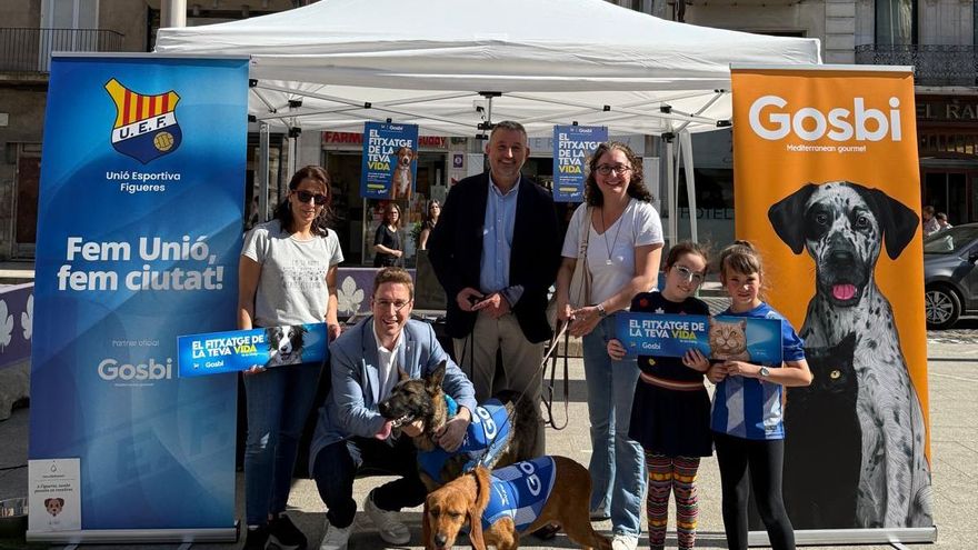 Gosbi, la UE Figueres i l&#039;Ajuntament impulsen 19 adopcions de gossos i gats en la 1a edició d&#039;&quot;El fitxatge de la teva vida&quot;