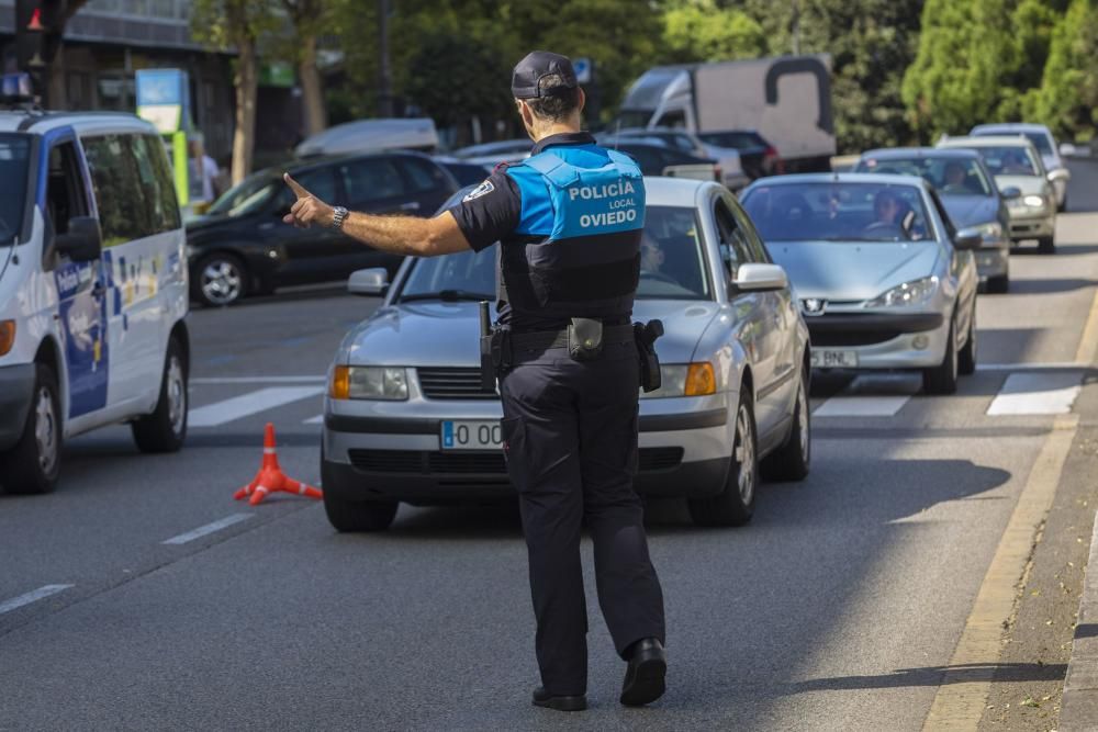 Control de alcoholemia de la Policía de Oviedo
