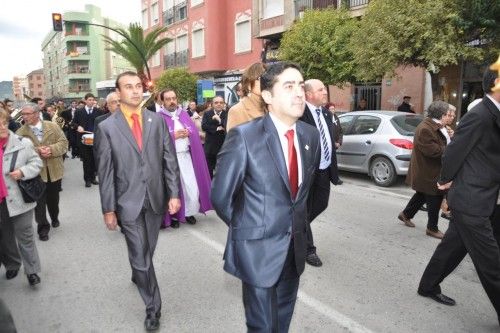 Regreso del Santo Cristo hasta su ermita desde San Jose? Obrero en Cieza