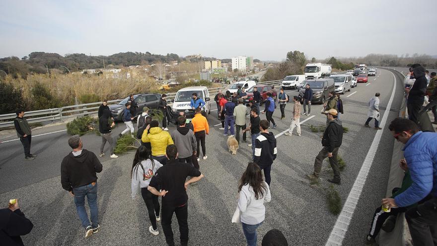 Protesta de la pagesia a Girona