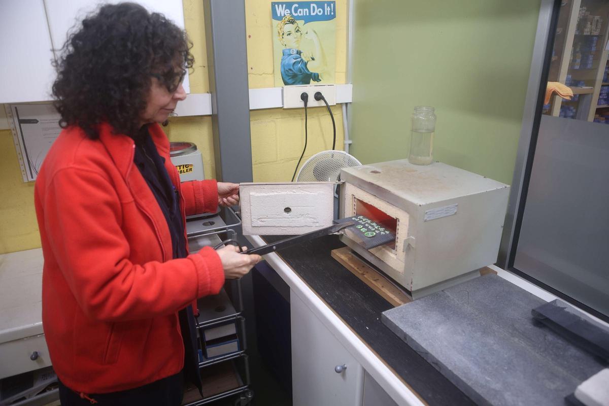 Proceso de esmaltado.