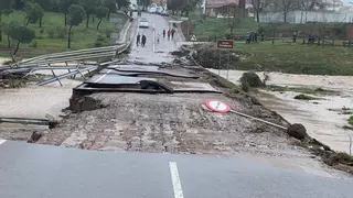 Obras por 1,7 millones para reparar carreteras dañadas por las lluvias en Extremadura