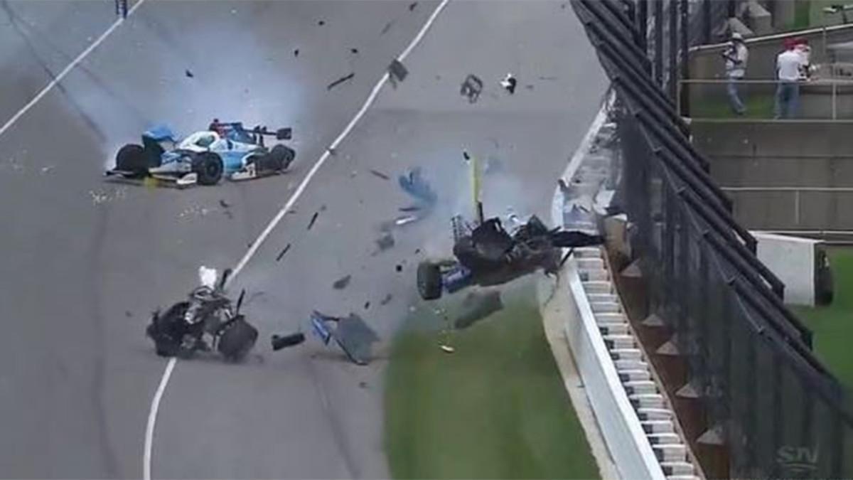 Espeluznante accidente de Dixon