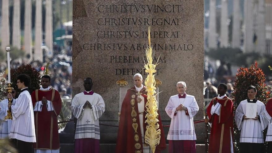 El papa en el Domingo de Ramos: 