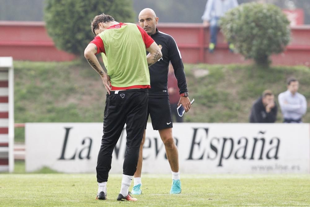 Entrenamiento del Sporting