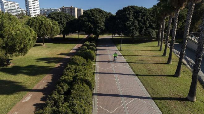 El Jardín del Turia, la gran 'autopista' verde de València