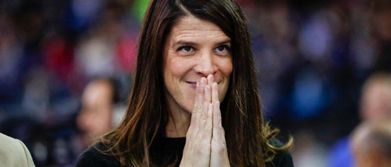 La campeona olímpica de salto de altura Ruth Beitia.