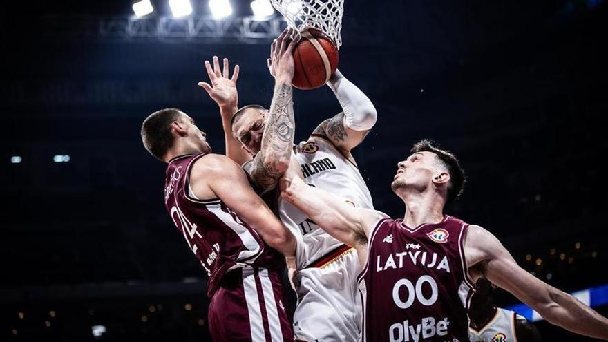 Mundial de baloncesto: Alemania acaba con el sueño de Letonia