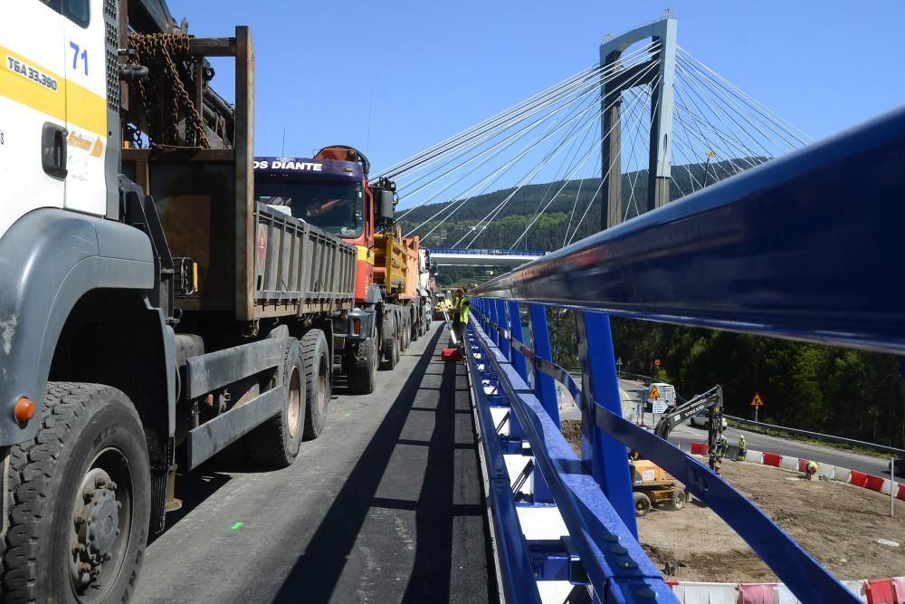 Exitosa prueba de carga en el viaducto de Rande