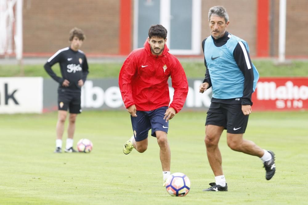 Entrenamiento del Sporting