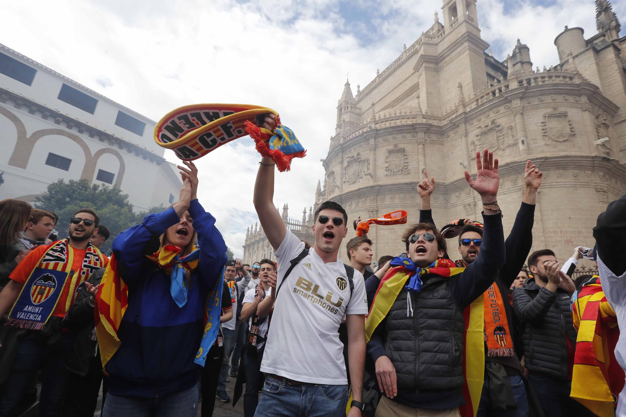 El valencianismo toma Sevilla: así está la ciudad