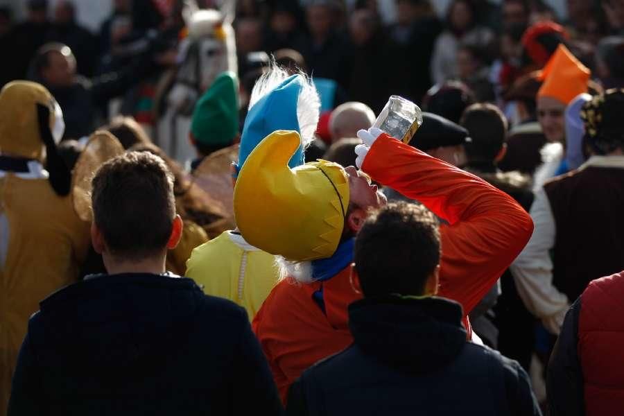 Carrera de Gallos en Fresno de la Ribera