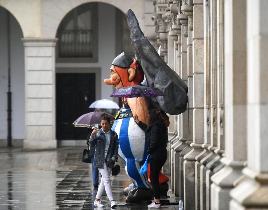 Lluvia de verano en A Coruña