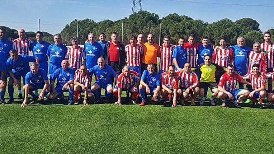 Los veteranos de Zamora y Tordesillas celebran un partido amistoso y una comida de hermanamiento