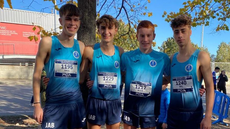 L&#039;equip sub-18 masculí del JAB de Berga obté el subcampionat català de cros i correrà l&#039;estatal