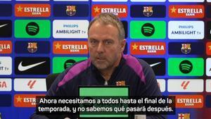 Flick: No es el momento adecuado para saber qué pasará con jugadores como Rashford o Joao Cancelo