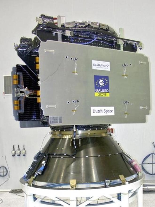 Uno de los aparatos que componen el sistema Galileo de posicionamiento por satélite. 