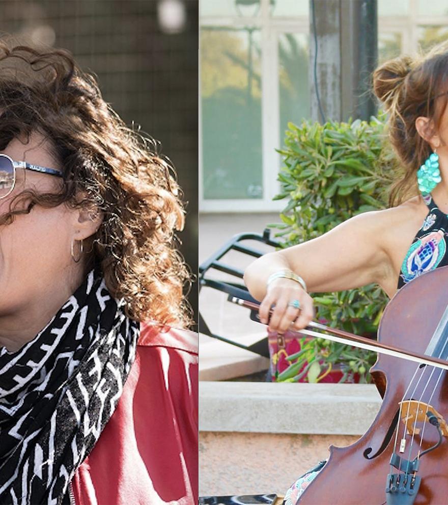 Voice &amp; Cello regresa al mercadillo hippy de Platja den Bossa