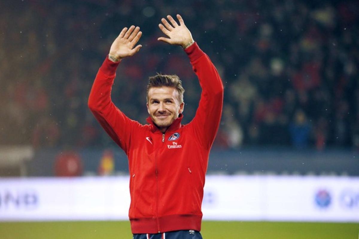 Así fue el debut de Beckham con el PSG