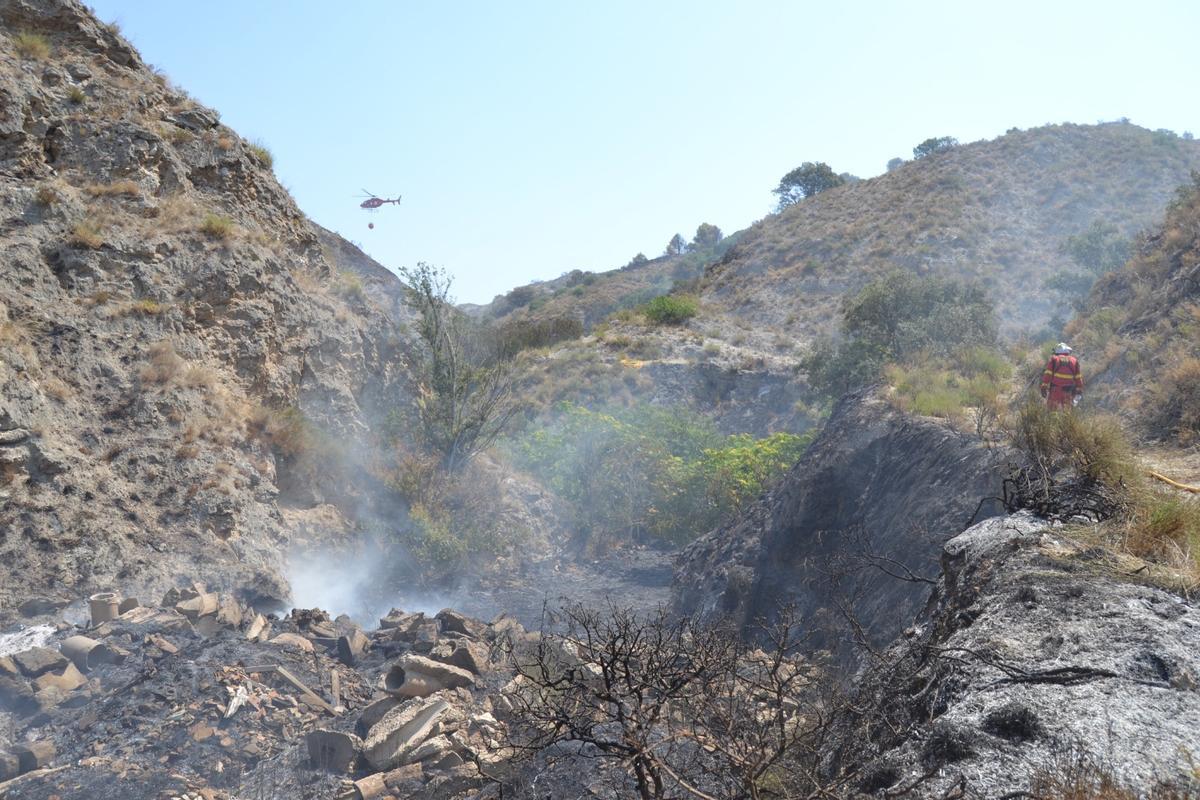Operativo antiincendio.