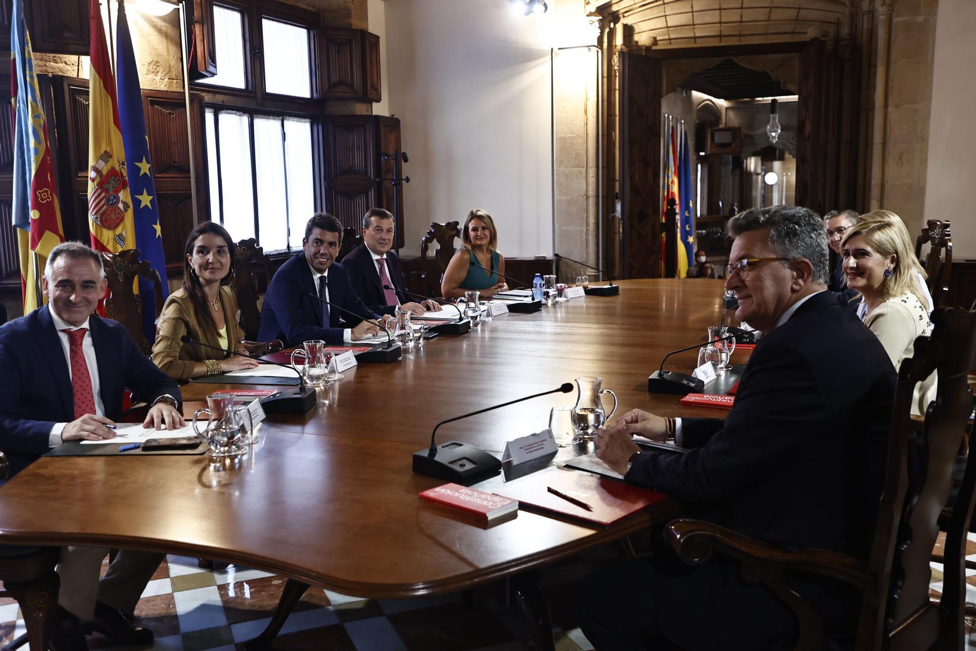 Comparecencia de Carlos Mazón desde el Palau de la Generalitat