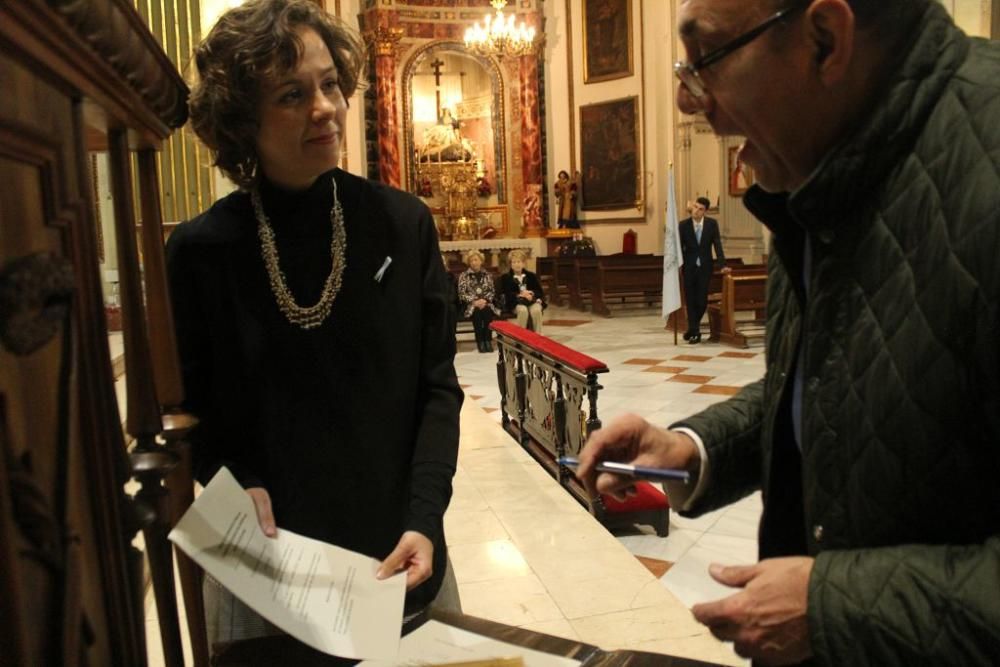 Los plateros distinguen al Ayuntamiento de Murcia