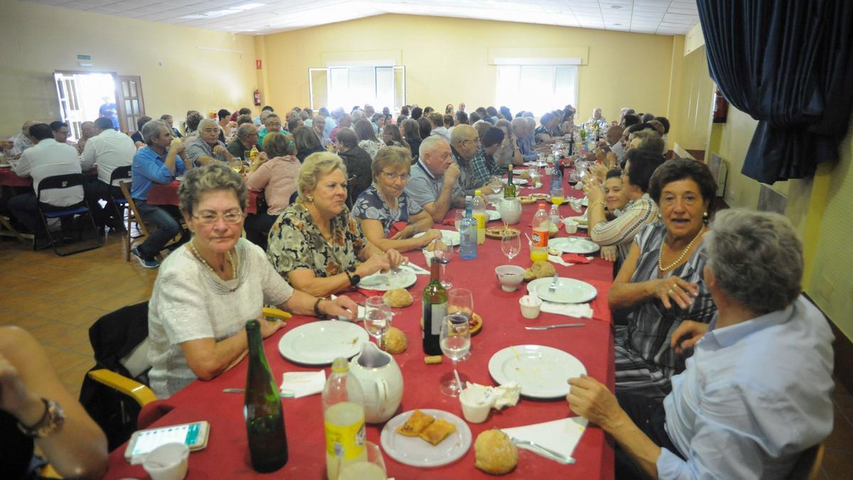 Una de las últimas ediciones de la comida de la Festa da Vendima, antes del COVID