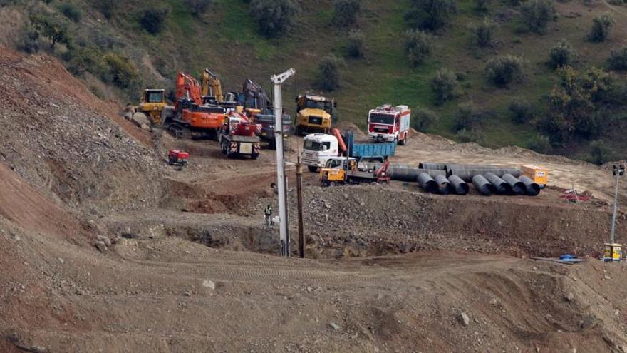 La zona del pozo de Totalán.